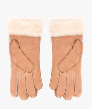 ugg turn cuff handschuhe Ugg | Turn cuff shearling gloves in chestnut