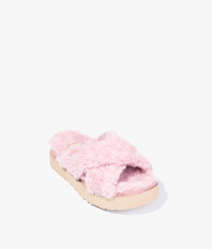 Ugg slides light pink sale