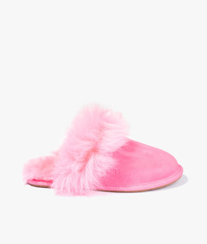 Scuff sis slippers in pink rose