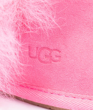 Scuff sis slippers in pink rose