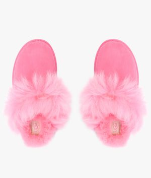 Scuff sis slippers in pink rose