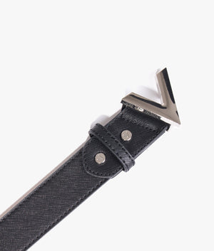 Forever belt in black & silver