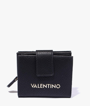 Alexia small zip purse in black