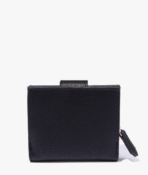 Alexia small zip purse in black