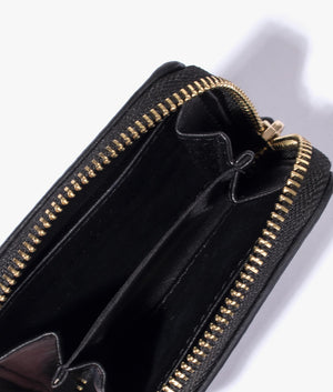 Arepa small zip around purse in black