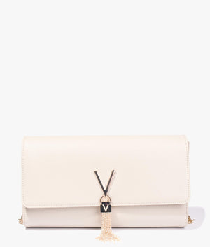 Divina large clutch in ecru