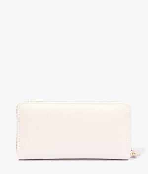 Divina zip around purse in ecru