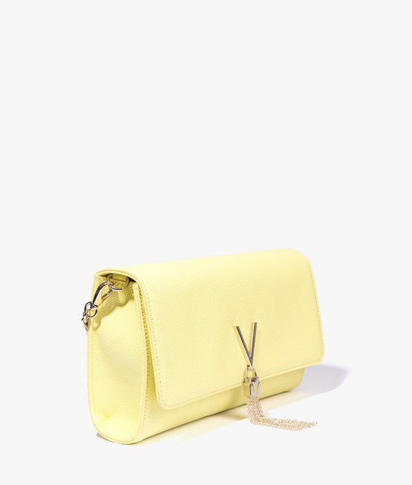 Valentino bags, Divina large clutch in lime