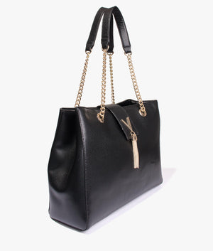 Divina tote in black & gold