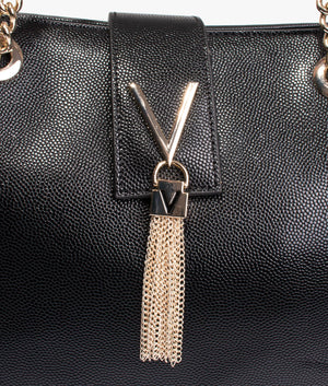 Divina tote in black & gold