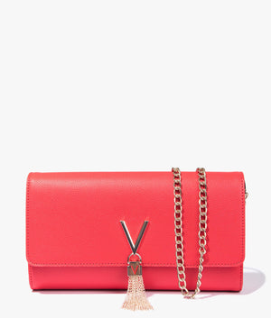 Divina large clutch in red