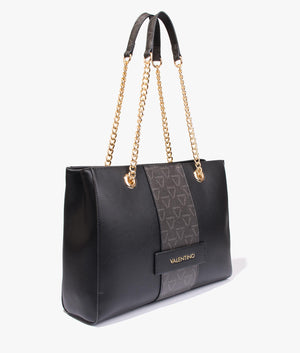 Liquorice tote in black multi
