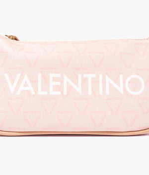 Valentino Bags Pink Liuto Logo Shoulder Bag – Retro Designer Wear