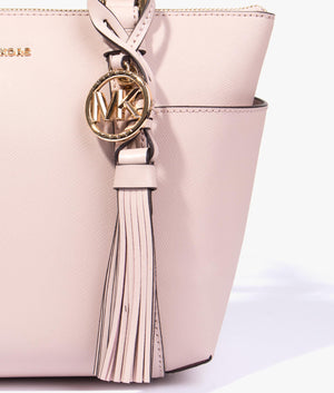 Sullivan saffiano tote in soft pink