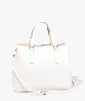 Superman tote in white