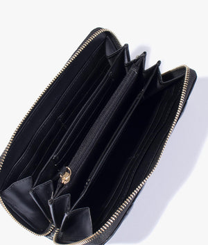 Ocarina quilted purse in black
